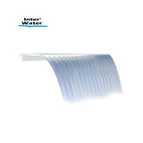 Cascada de Labio Recto Transparente 12"