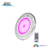 Reflector Inter NOVA LED Acero Inox 15 cms, colores RGB, 10W, 12V