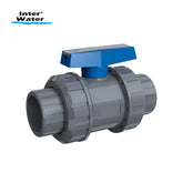 Válvula Bola de PVC Doble Tuerca Unión 3"