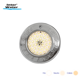 Reflectores Inter NOVA LED Acero Inox 15 cms Blanco frio/cálido 10W, 12V