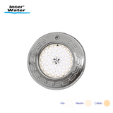 Reflectores Inter NOVA LED Acero Inox 15 cms Blanco frio/cálido 10W, 12V