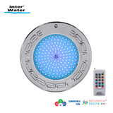 Reflectores Inter NOVA LED Acero Inox, Colores RGB 25 cms, 32W, 12V.
